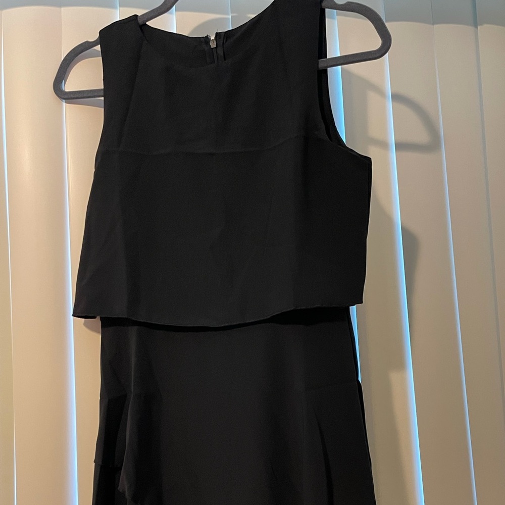 Beautiful, very chic Black layered Romper